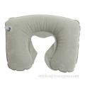 Promotion Flocked PVC Inflatable Travel Air Pillow
